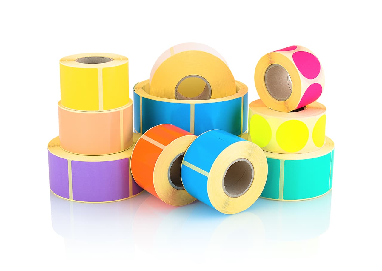 Ribbon multicolor para uso industrial